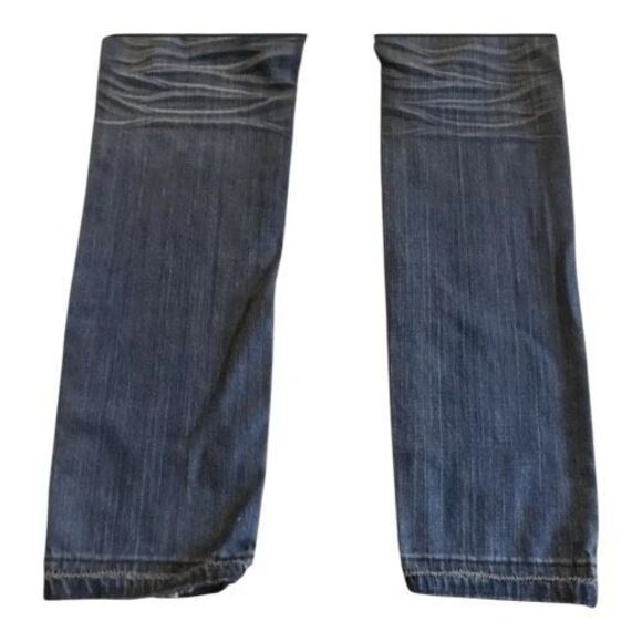 1st Kiss Stretch Distressed Blue Denim Jeans Juniors Size 5 Cotton Low Rise - Picture 5 of 12